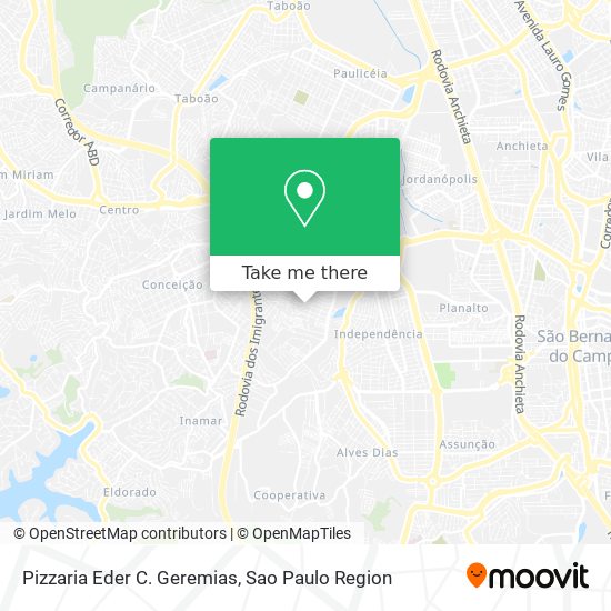 Pizzaria Eder C. Geremias map