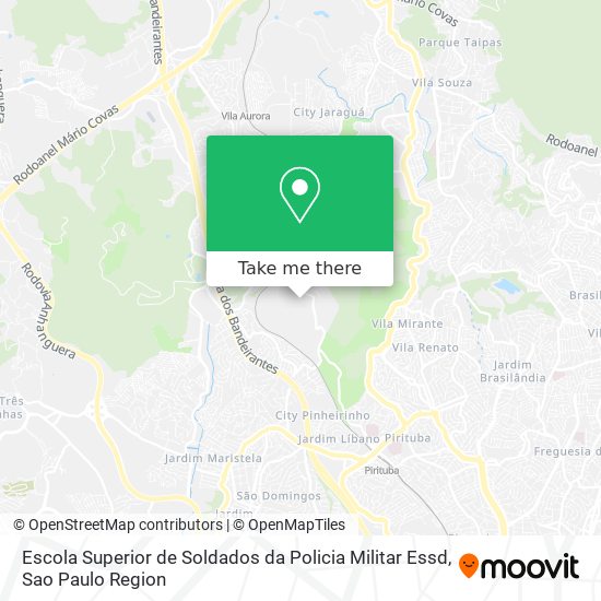 Escola Superior de Soldados da Policia Militar Essd map
