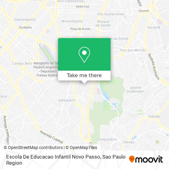 Mapa Escola De Educacao Infantil Novo Passo