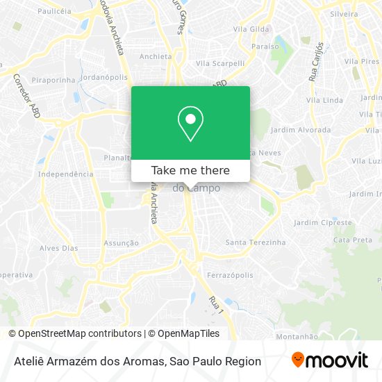Ateliê Armazém dos Aromas map
