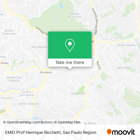 EMEI Prof Henrique Ricchetti map