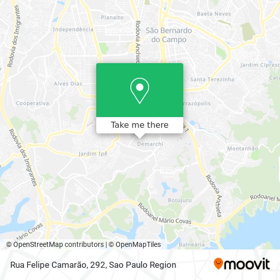 Mapa Rua Felipe Camarão, 292