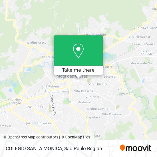 COLEGIO SANTA MONICA map