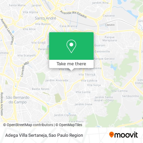 Adega Villa Sertaneja map
