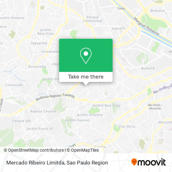 Mercado Ribeiro Limitda map
