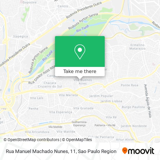 Mapa Rua Manuel Machado Nunes, 11