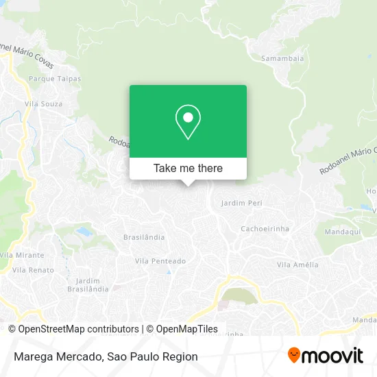 Marega Mercado map