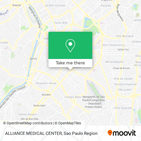 Mapa ALLIANCE MEDICAL CENTER