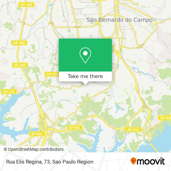 Rua Elis Regina, 73 map