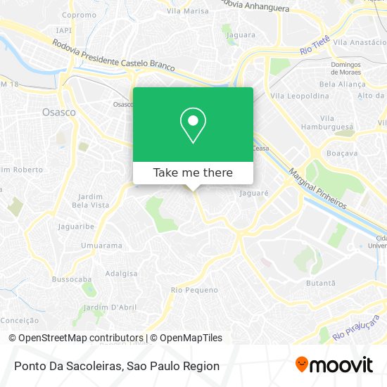 Ponto Da Sacoleiras map