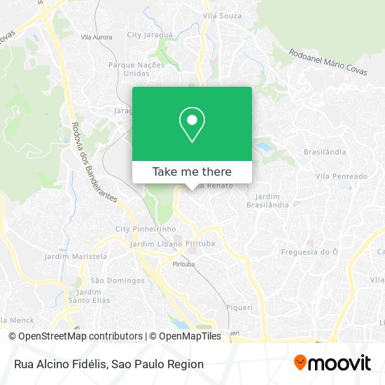 Rua Alcino Fidélis map