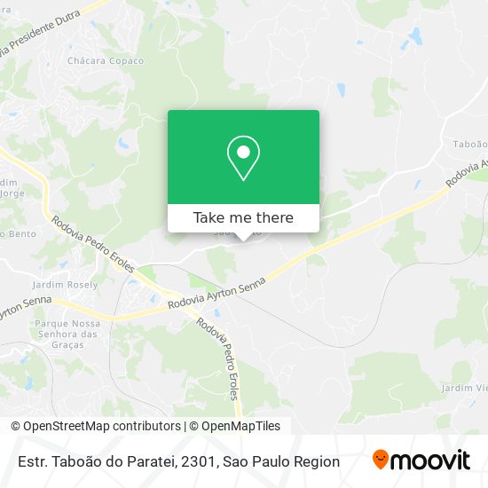 Estr. Taboão do Paratei, 2301 map