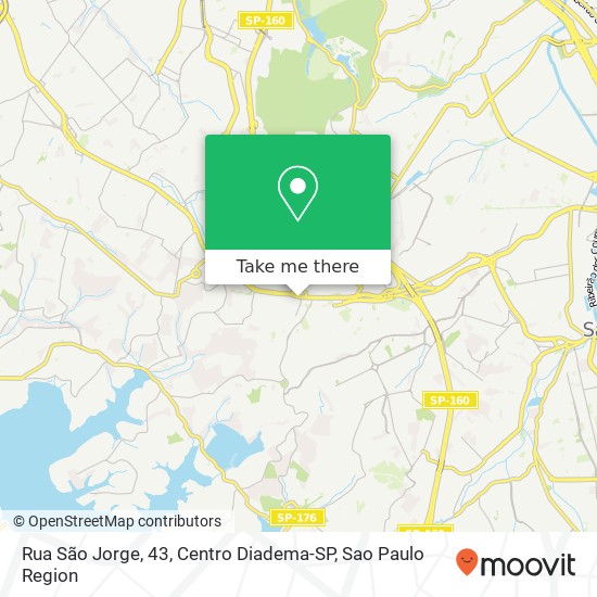 Rua São Jorge, 43, Centro Diadema-SP map