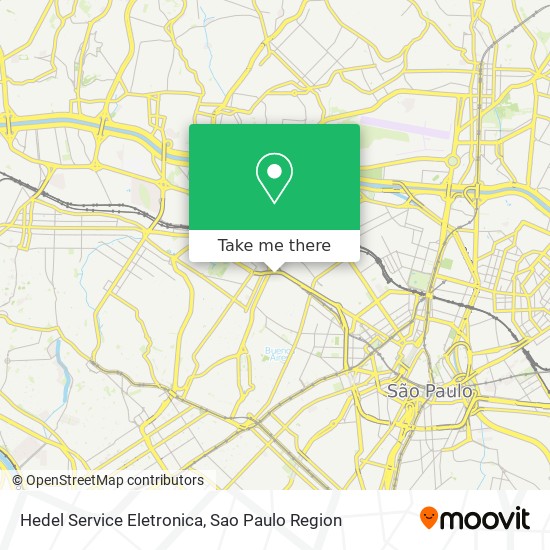 Mapa Hedel Service Eletronica