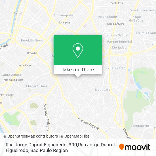 Mapa Rua Jorge Duprat Figueiredo, 300,Rua Jorge Duprat Figueiredo