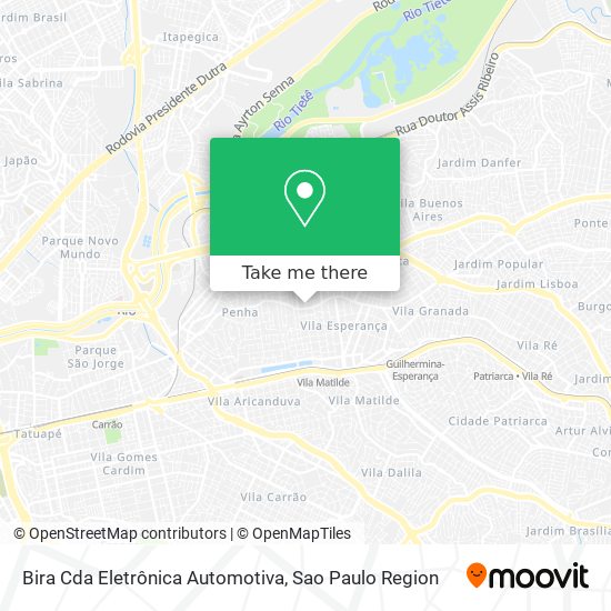 Bira Cda Eletrônica Automotiva map