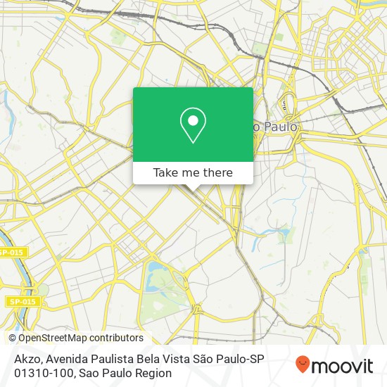 Akzo, Avenida Paulista Bela Vista São Paulo-SP 01310-100 map