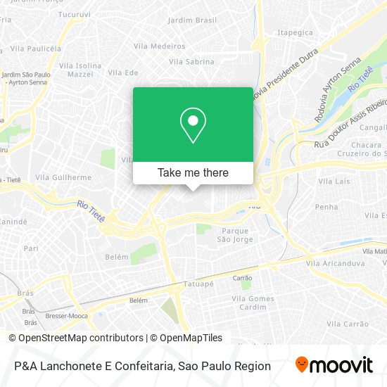 P&A Lanchonete E Confeitaria map