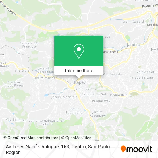 Av Feres Nacif Chaluppe, 163, Centro map