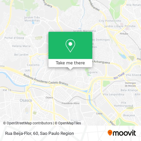 Rua Beija-Flor, 60 map