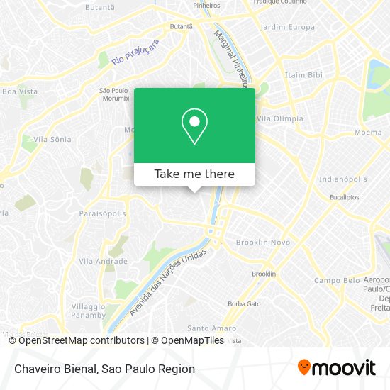 Mapa Chaveiro Bienal