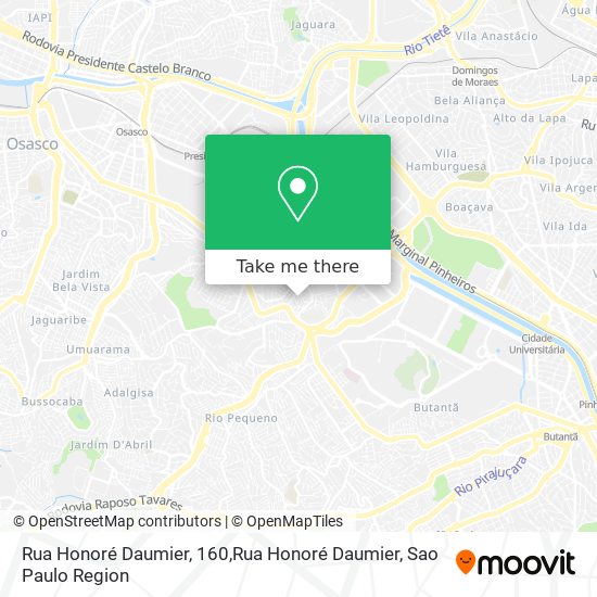Rua Honoré Daumier, 160,Rua Honoré Daumier map