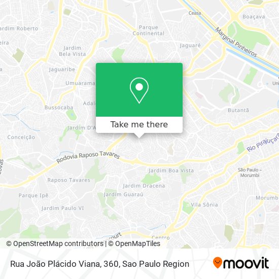 Rua João Plácido Viana, 360 map