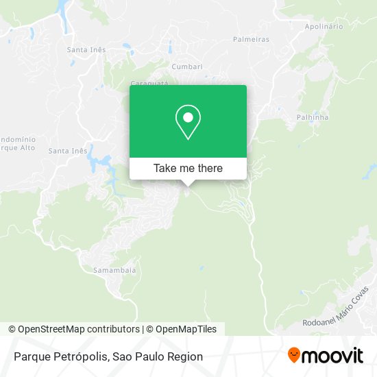 Parque Petrópolis map