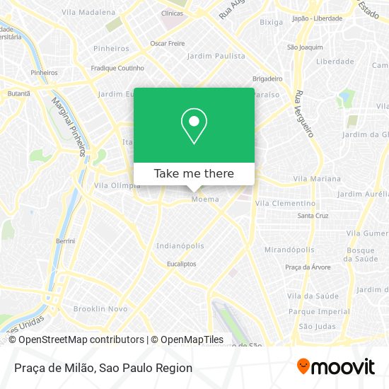 Praça de Milão map