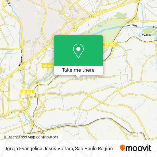 Igreja Evangelica Jesus Voltara map