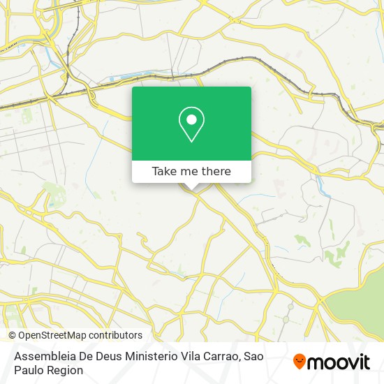 Mapa Assembleia De Deus Ministerio Vila Carrao