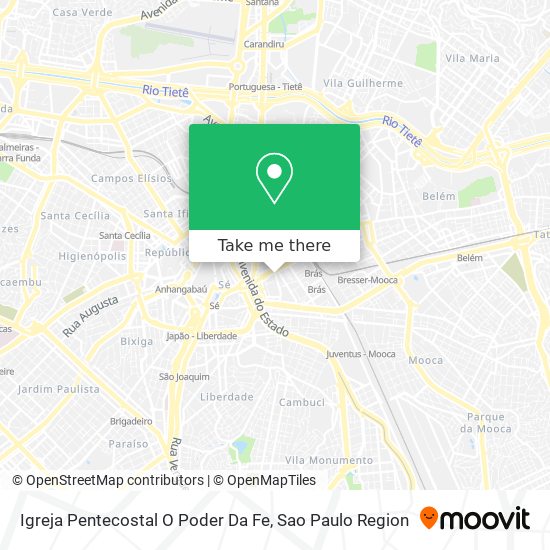 Igreja Pentecostal O Poder Da Fe map