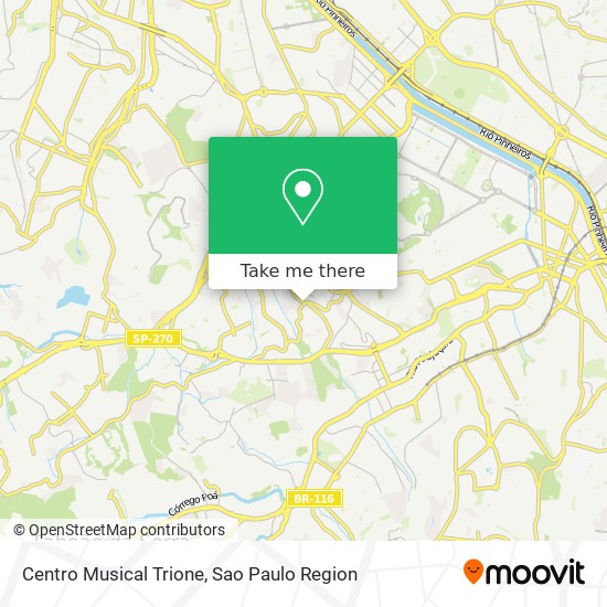Centro Musical Trione map