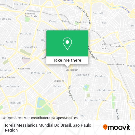 Igreja Messianica Mundial Do Brasil map