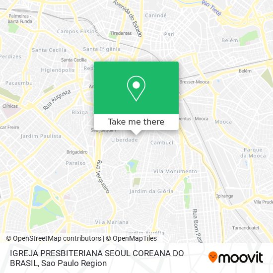 IGREJA PRESBITERIANA SEOUL COREANA DO BRASIL map