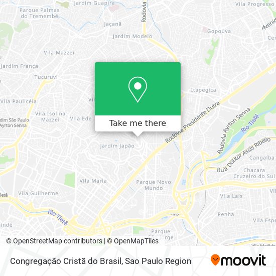 Congregação Cristã do Brasil map