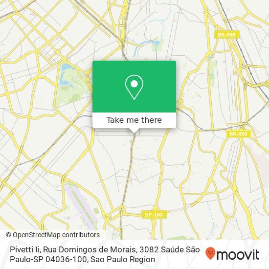 Pivetti Ii, Rua Domingos de Morais, 3082 Saúde São Paulo-SP 04036-100 map