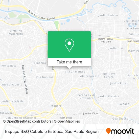 Espaço B&Q Cabelo e Estética map