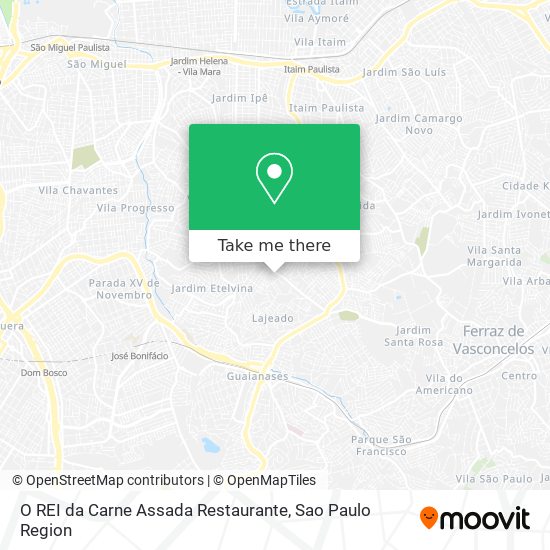 O REI da Carne Assada Restaurante map