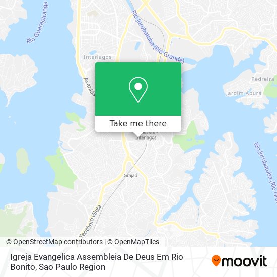 Mapa Igreja Evangelica Assembleia De Deus Em Rio Bonito