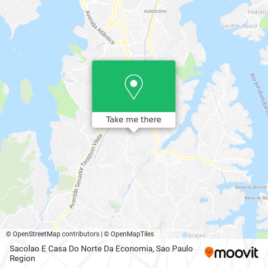 Sacolao E Casa Do Norte Da Economia map