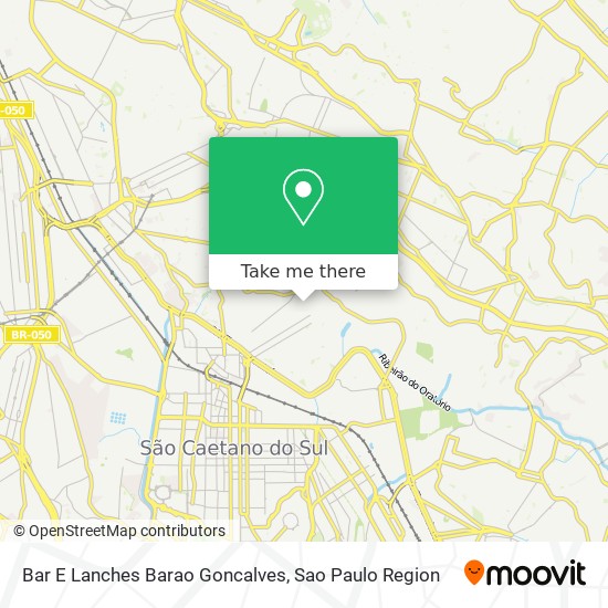 Bar E Lanches Barao Goncalves map