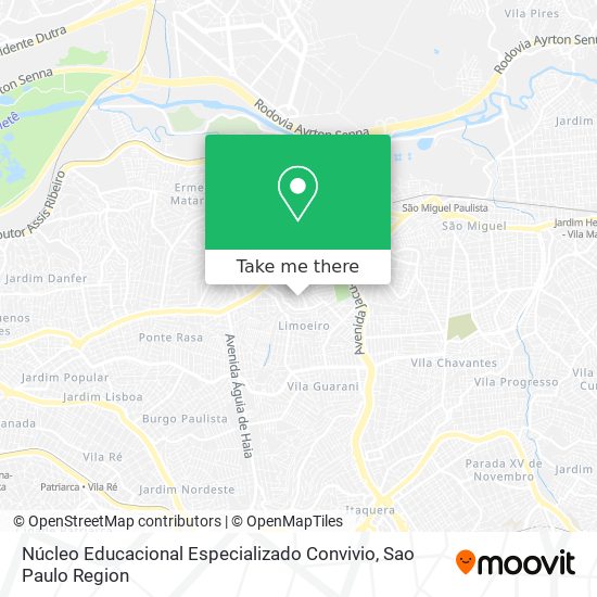 Núcleo Educacional Especializado Convivio map