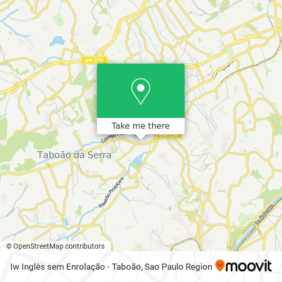 Iw Inglês sem Enrolação - Taboão map