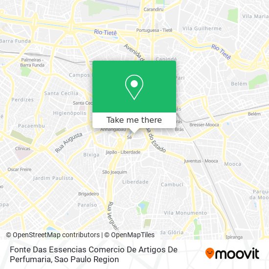 Fonte Das Essencias Comercio De Artigos De Perfumaria map