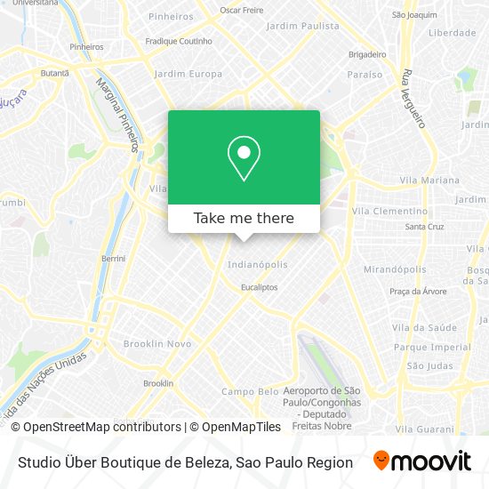 Studio Über Boutique de Beleza map