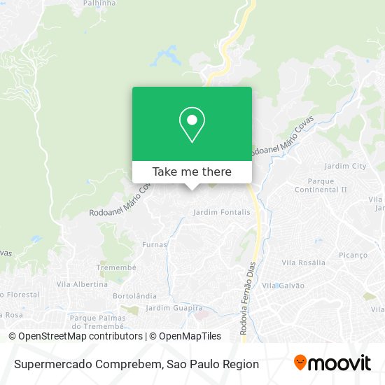 Supermercado Comprebem map