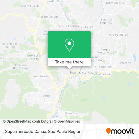 Supermercado Canaa map