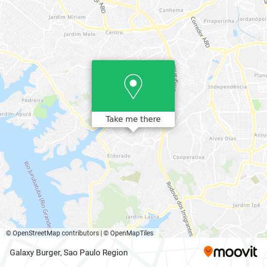 Galaxy Burger map