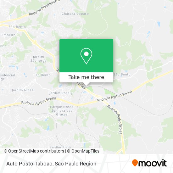 Auto Posto Taboao map